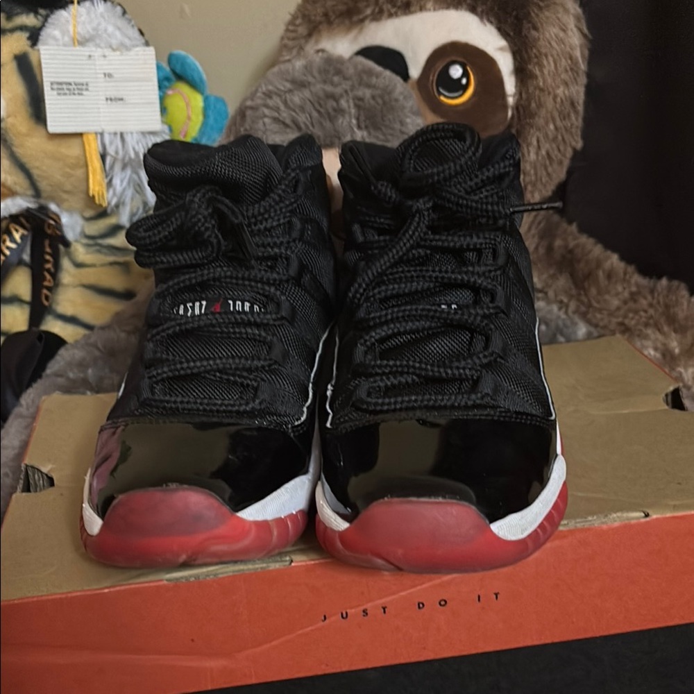 Kids Black and Red Sneakers